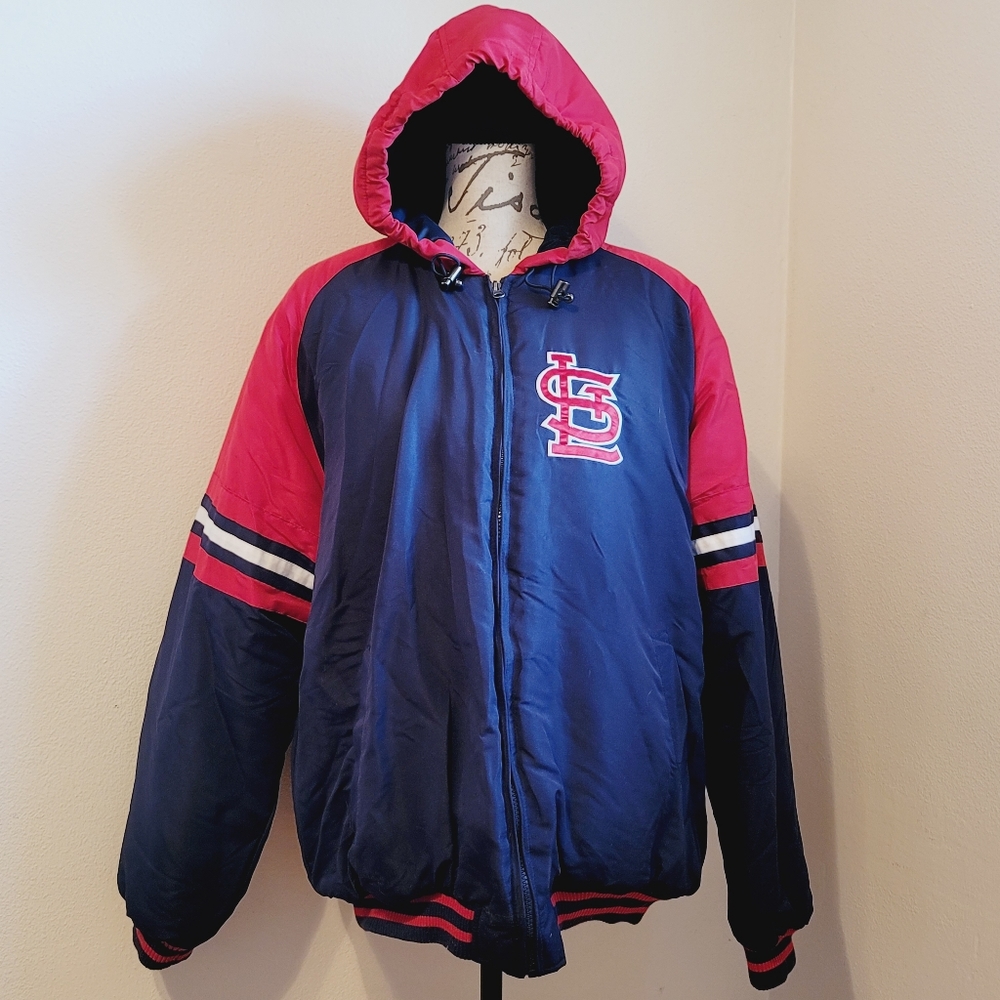 St. Louis Cardinals MBL Genuine Merchandise Hoodie Full-Zip Jacket Large